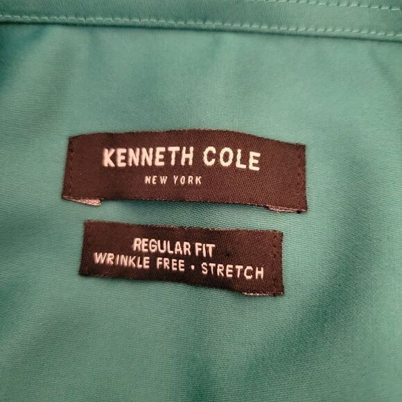 Kenneth Cole NY Wrinkle Free Button Down Shirt (Size 16.5 32/33) - Picture 5 of 9
